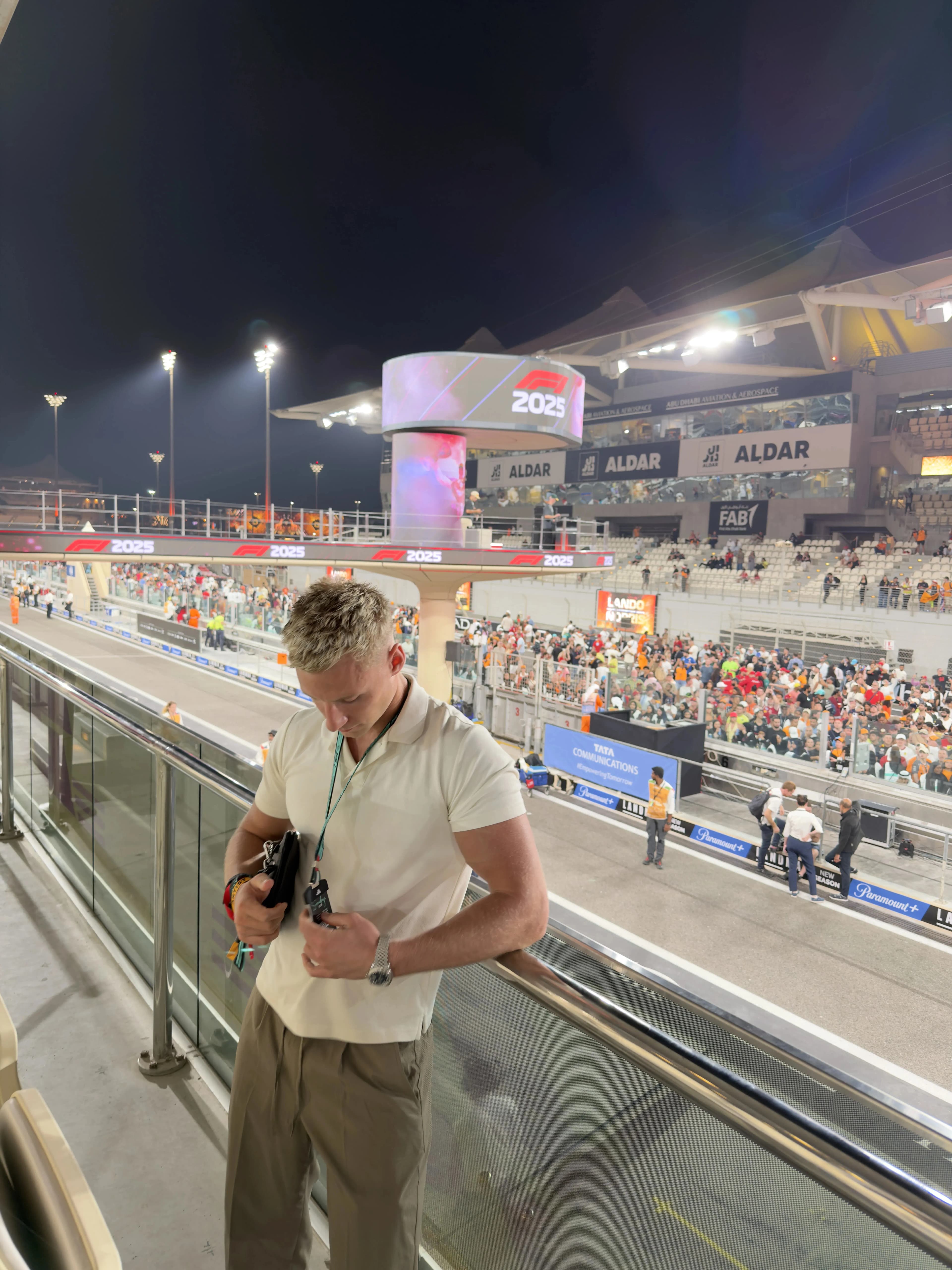 Max at Abu Dhabi F1
