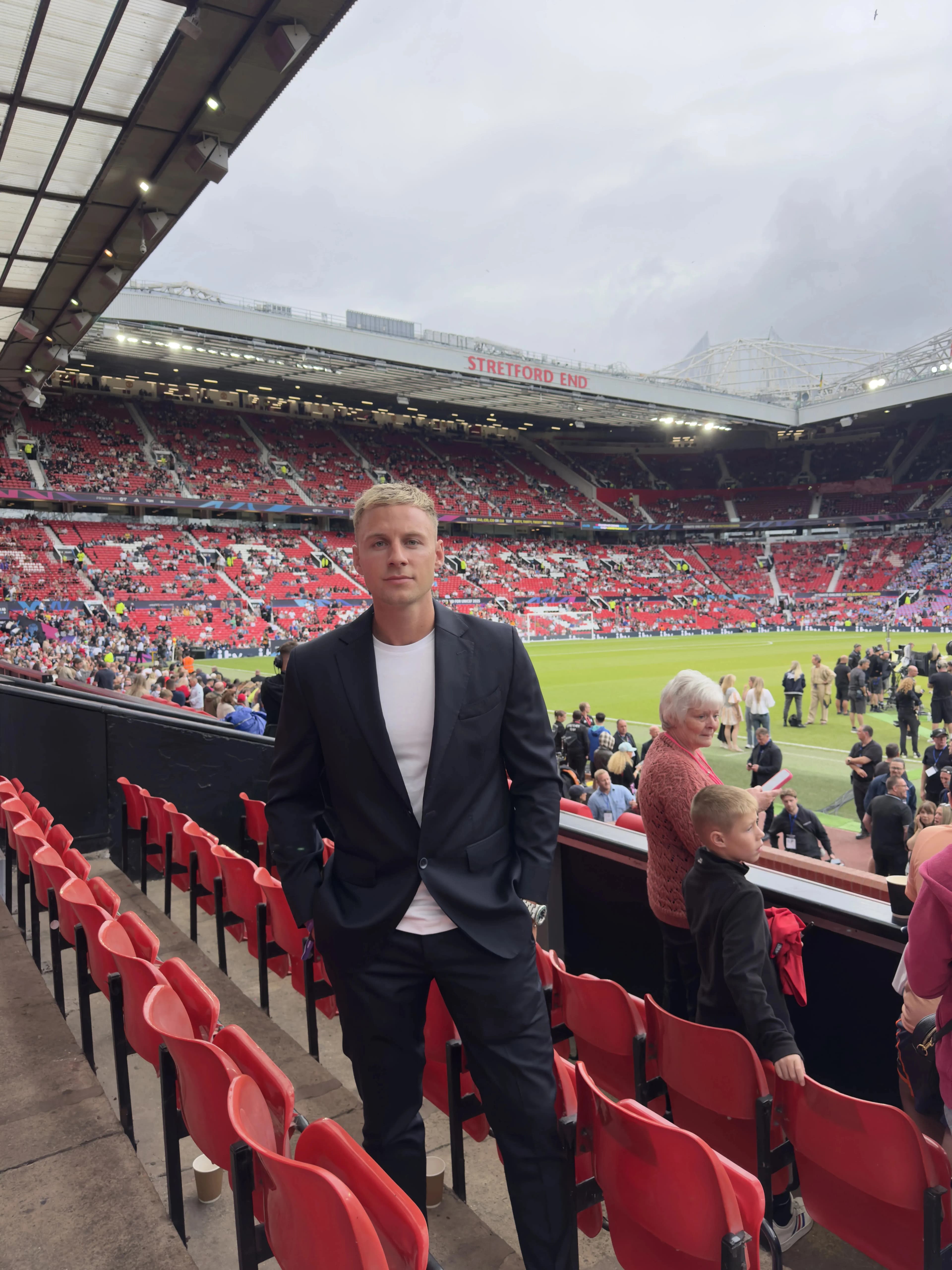 Max at Socceraid event